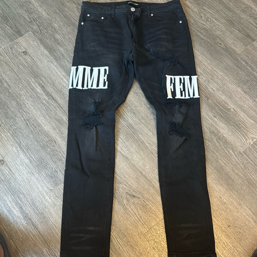Black Homme x Femme jeans